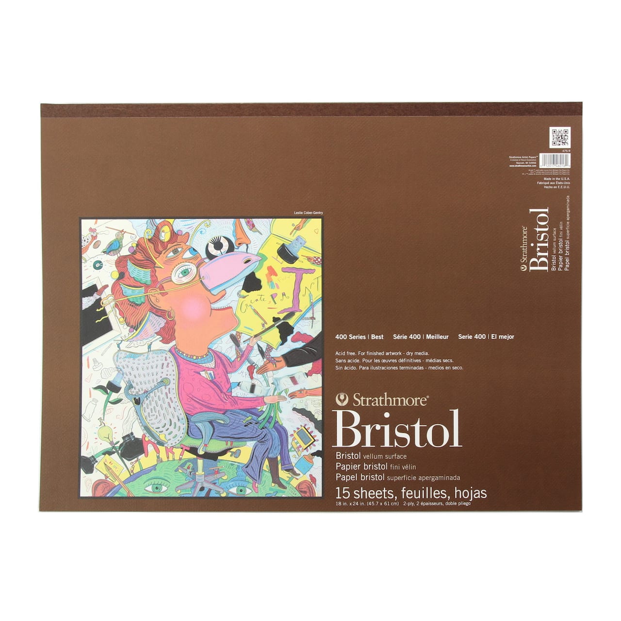 Strathmore® 400 Series Bristol Vellum Paper Pad